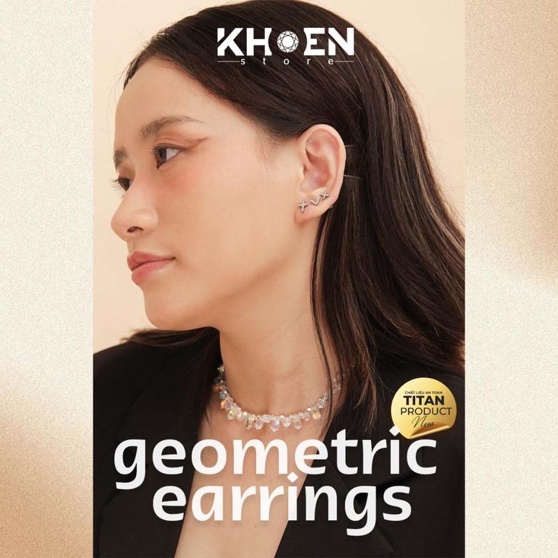 (1 Chiếc) Khuyên Chữ X Đá - Titanium G23 - Khoen Store 7