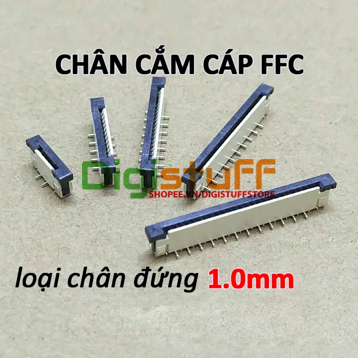 Đầu cắm cáp bẹ (đầu ZIF) loại chân đứng - DIGISTUFF