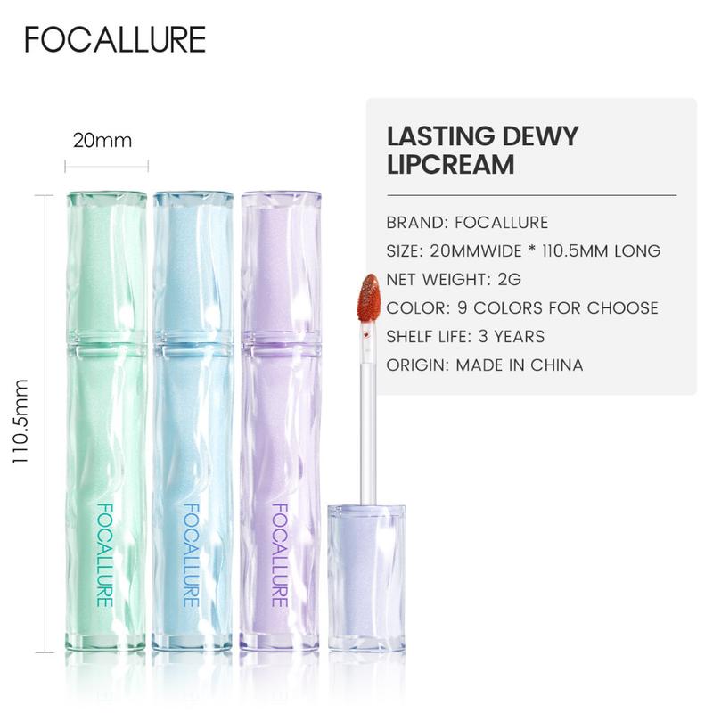 [HỎA TỐC] Son tint bóng Focallure Chính Hãng hiệu ứng môi căng bóng mọng nước lâu trôi bám màu tốt XINGXINGBEAUTY Cosmetic Nữ Women Son Môi Mỹ Phẩm Trang Điểm 4
