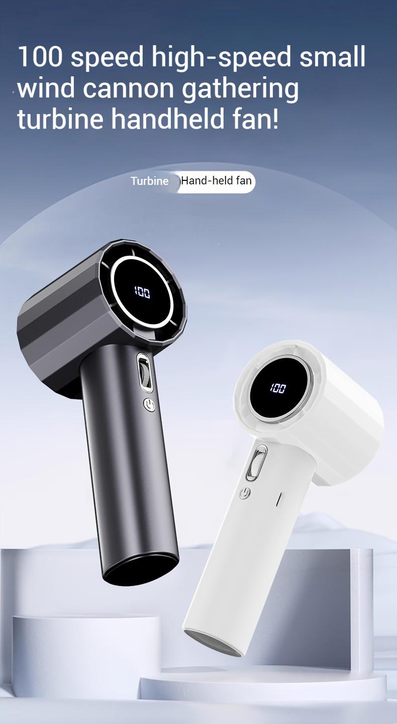 Product Introduction of The new cross-border handheld fan cooling ice-coated handheld fan 100-speed high-speed mini portable fan 6