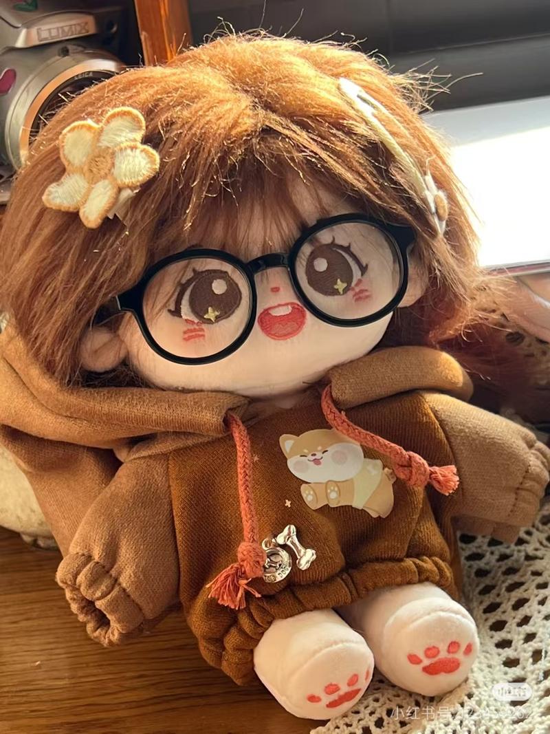 Product Introduction of [Only Glasses]Frameless Glasses for 20cm Cotton Doll Super Cute with Various Colors Accessories Decoration 6