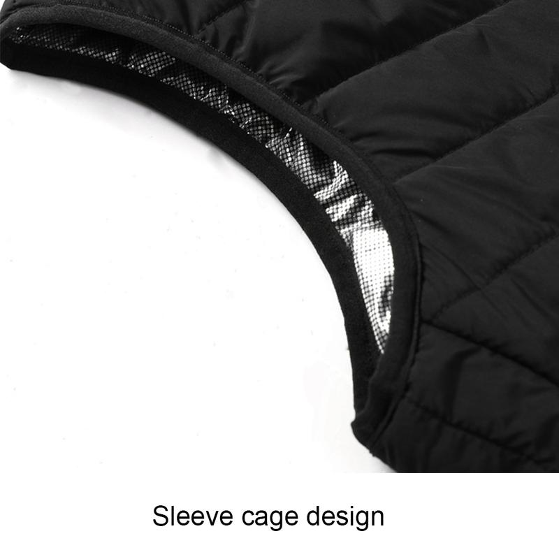 Áo khoác sưởi ấm bằng Điện Unisex, 9 khu vực sưởi ấm, có thể giặt được, thích hợp cho các môn thể thao mùa đông và đi bộ đường dài 7