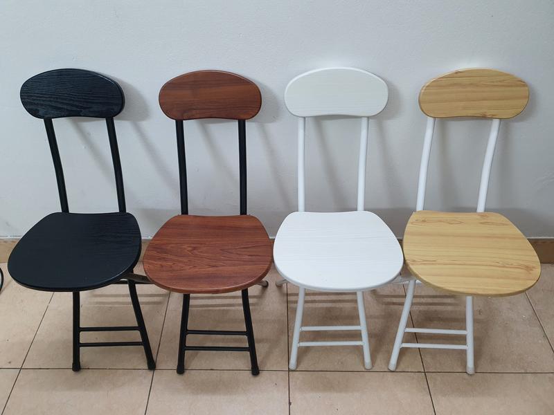 (Ảnh+Video Thật) Ghế Gỗ Gấp Gọn Tiện Lợi, Ghế Bàn Ăn Hiện Đại, Khung Thép Chắc Chắn Đa Năng Có Tựa Lưng, 4 Màu Trắng, Đen, Gỗ, Nâu, Ghế Làm Việc Văn Phòng, Ghế Ăn Phù Hợp Mọi Không Gian