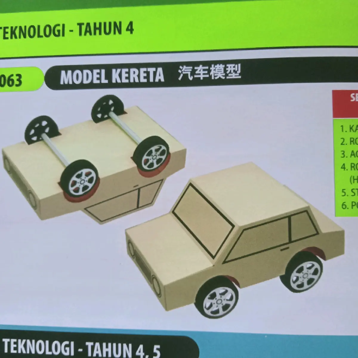 RBT Tahun 4 Model Kereta (keretaku idamanku) - TikTok Shop Malaysia