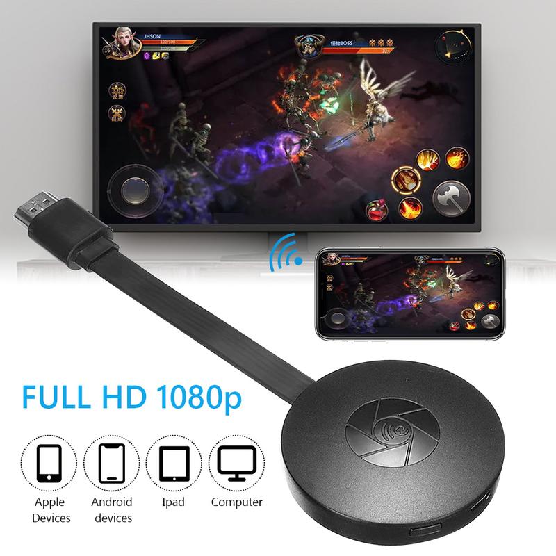 Product Introduction of Miracast Android Dongle Mirascreen Wifi HDMI-compatible Airplay TV Stick Wireless Display Receiver 1080P Media Streamer Adapter 4