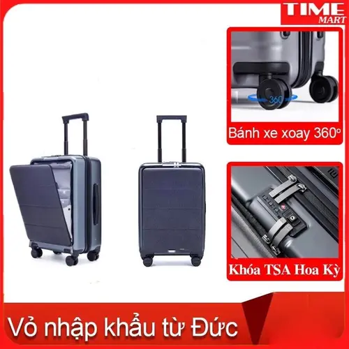 [Mẫu mới 2022] Vali Passport Xiami 90 Go fun business boarding. Va li Passport. Bảo hành chính hãng Xiaomi [TIME_MART]