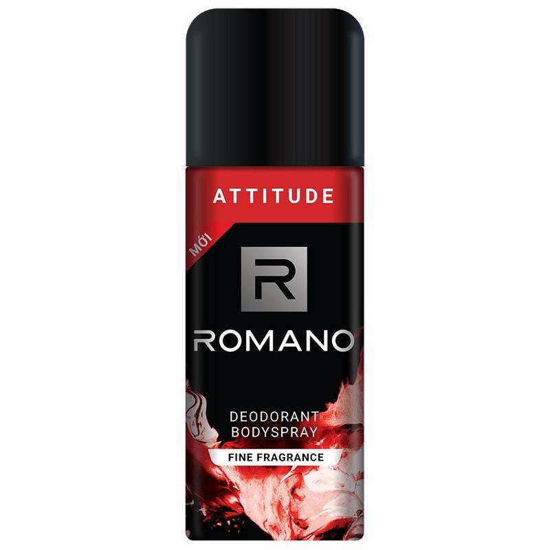 Xịt Khử Mùi Toàn Thân Romano Attitude 150ML Dưỡng Thể