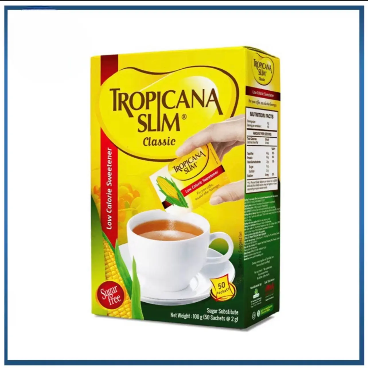 Đường ăn kiêng Tropicana, Tropiuspha Slim (hộp 50 gói nhỏ x 2g)