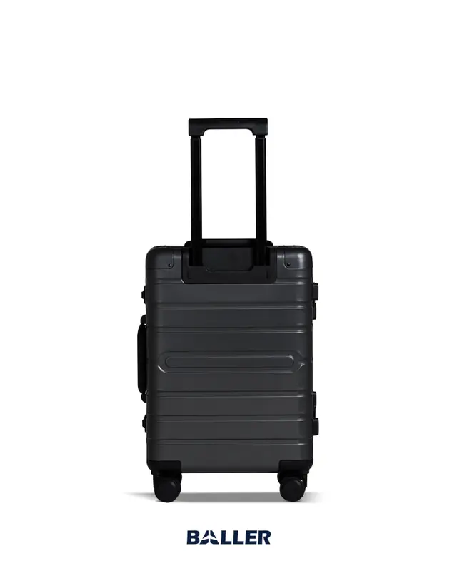 BALLER Koper Aluminium Carry On 20 inch Grey - Koper Kabin Kecil Travelling Dual TSA Lock 7