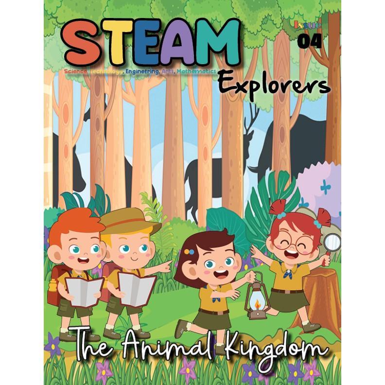 Product Introduction of original STEAM Explorers Magazine (Age 4-8) - Issue 4 (Science, Technology, Engineering, Arts, Mathematics Books / Magazines) 0