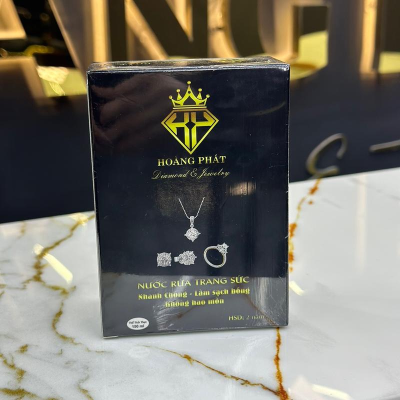 Dung Dịch Nước Tẩy Rửa Làm Sạch Trang Sức Độc Quyền Hoàng Phát 150ml (HP)