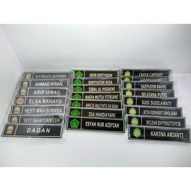 Name Tag / Nama Baju / Nama dada Murah/Name tag custom 5