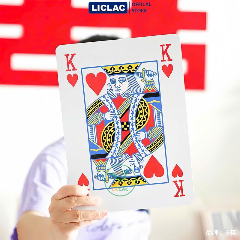 Bộ Bài Tây Khổng Lồ Full Size trò chơi giải trí vui vẻ - Bài Poker kích thước lớn A4 Playing Card 3
