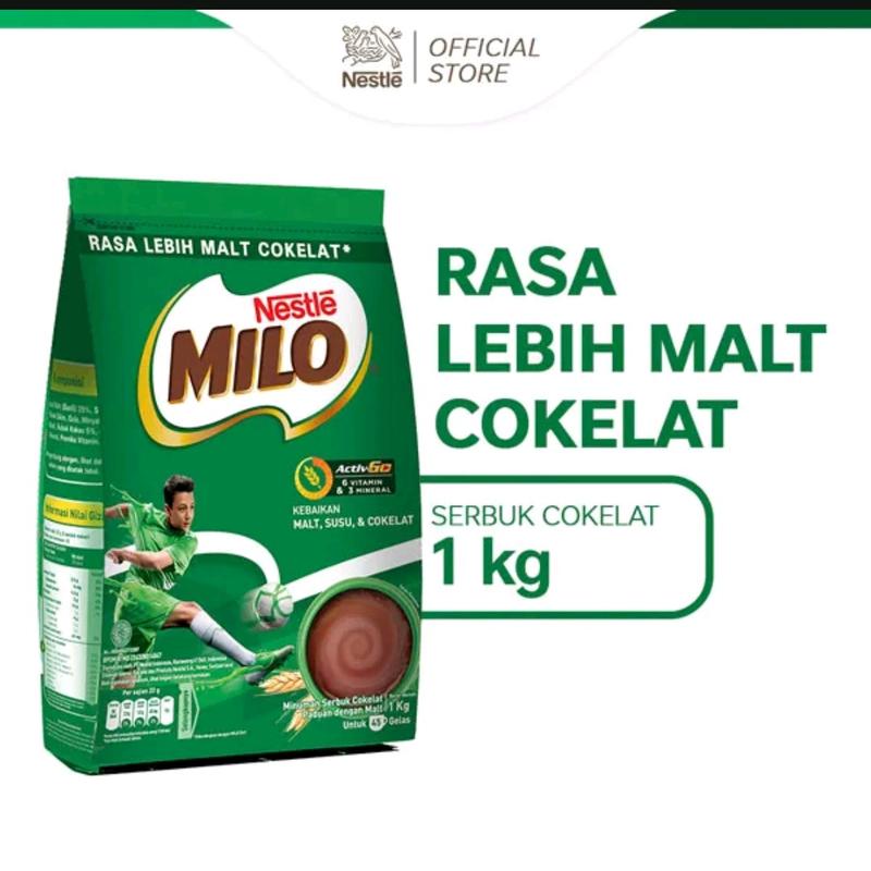 milo 1kg kemasan pouch kemasan ekonomis susu bubuj Balita Bubuk Milk 0