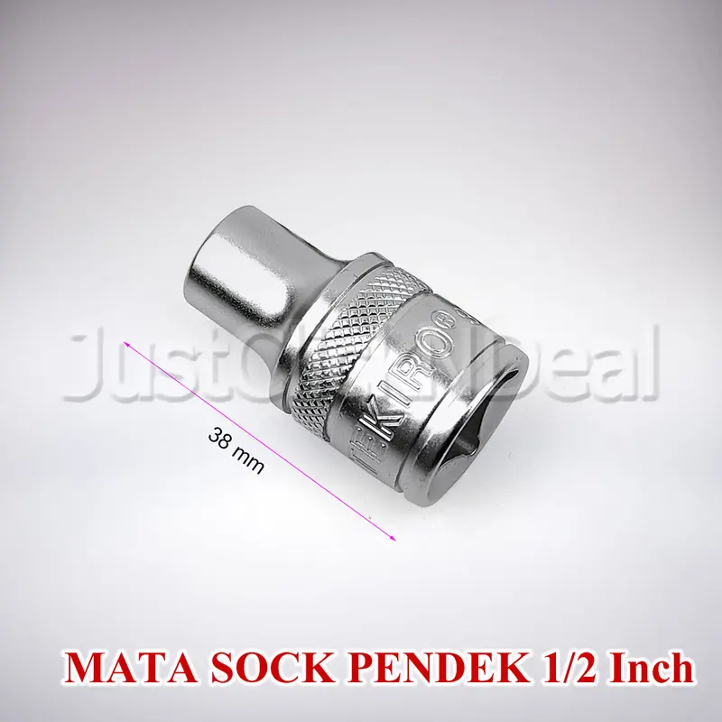 Tekiro Mata Sock 8 - 22 mm 1/2 Inch 6PT Kunci Sok Hand Socket 2