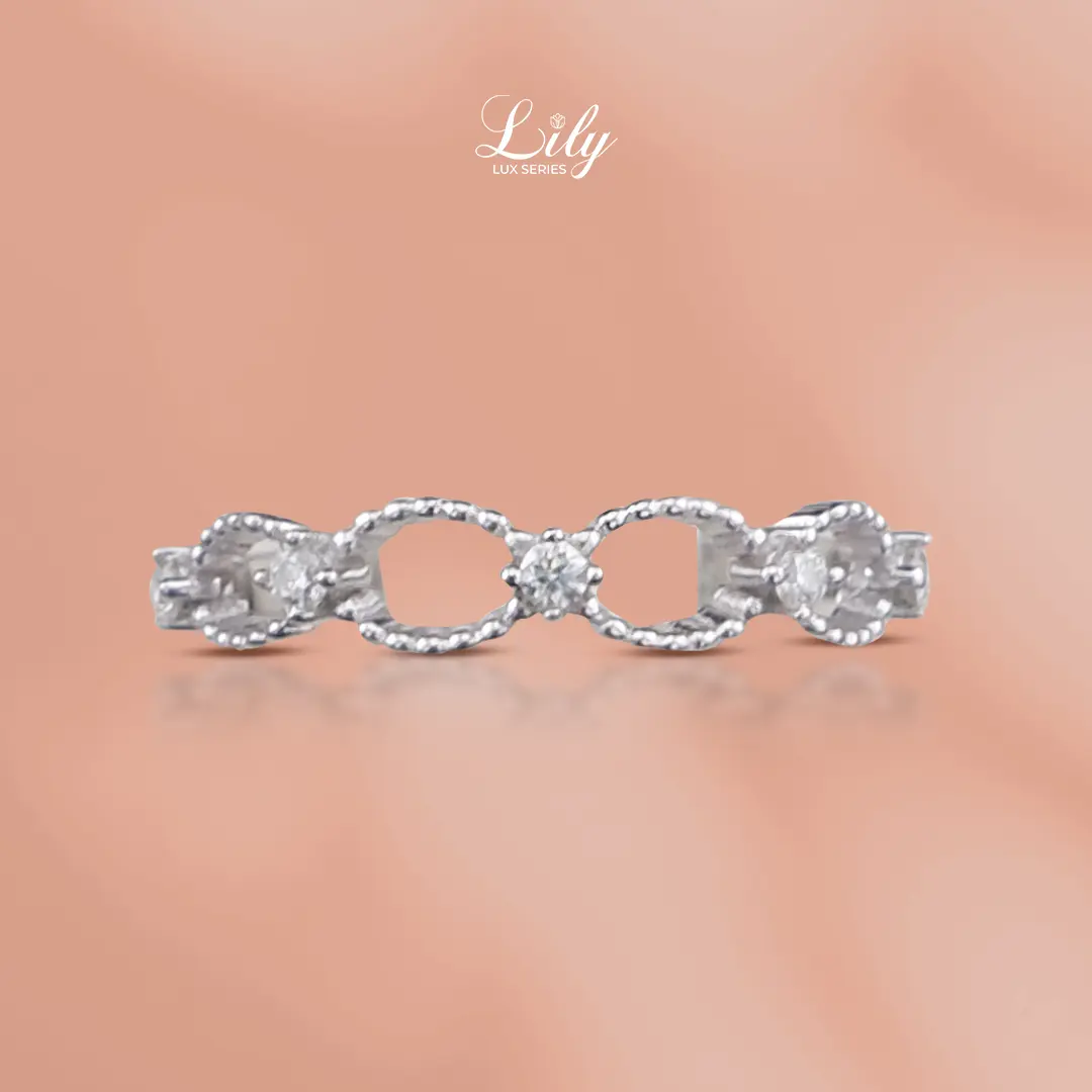 Shirin Cincin Wanita Moissanite Silver S925 Lily 3516/3523/3561