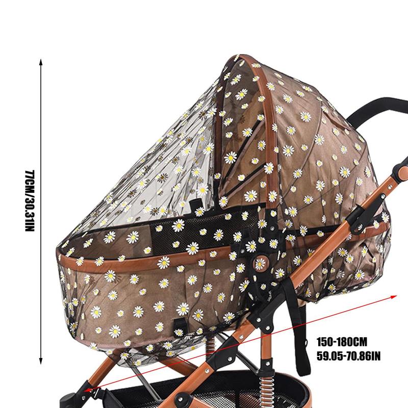 Product Introduction of Baby Stroller Mosquito Net Pushchair Cart Insect Shield Net Baby Stroller Accessories Mesh Safe Infants Protection Mesh Cover 16