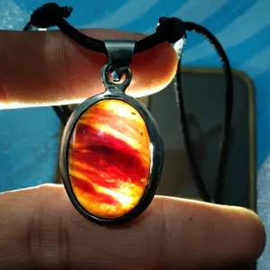 Kalung liontin akik getak katilayu