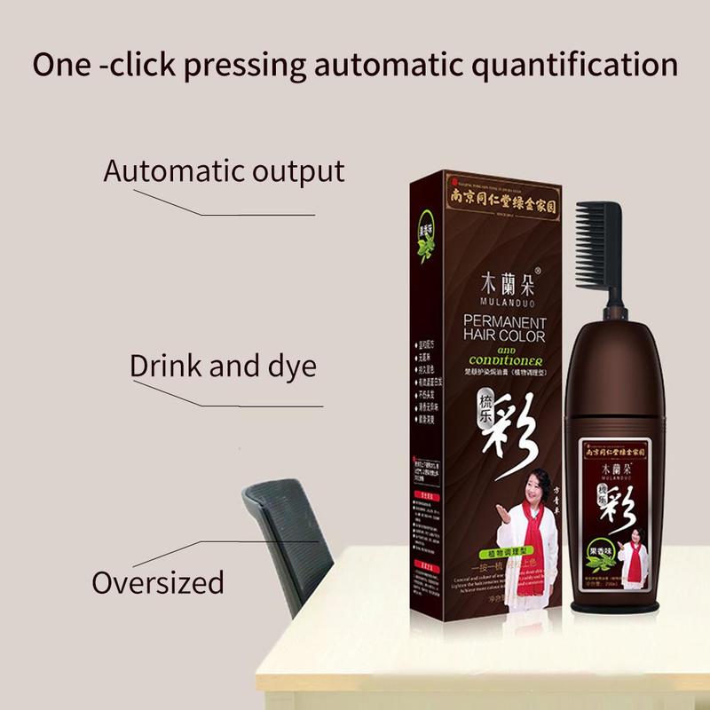 Product Introduction of Instant Coloring Shampoo Natural Black Color For Men Women Hair Dye Herbal Brown Purple Hair 32