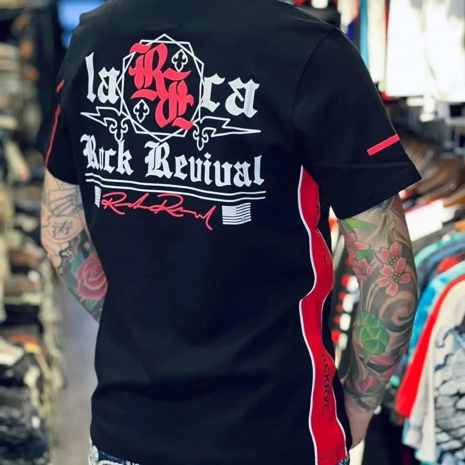 Áo Phông RockRevival trắng đen_MSRR01