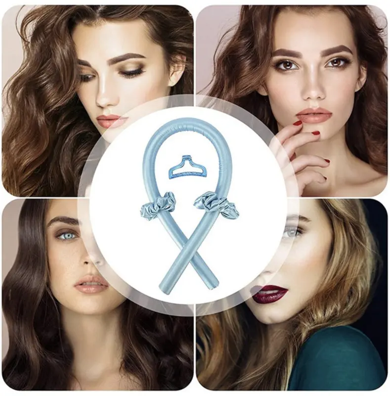 Heatless Hair Curler Lazy Styling Curling No Heat Alat Keriting Rambut Easy to Use Hair Styling Sisir 1
