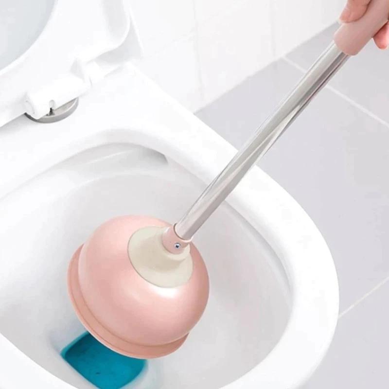 [Gía rẻ] Cây Thông Bồn Cầu Chống Tắc Nghẽn Dùng Thông Cống Đầu Thụt Bằng Cao Su Dẻo Đồng