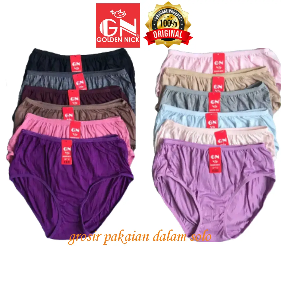 6pcs CD CELANA DALAM GOLDEN NICK 937 939 ORIGINAL