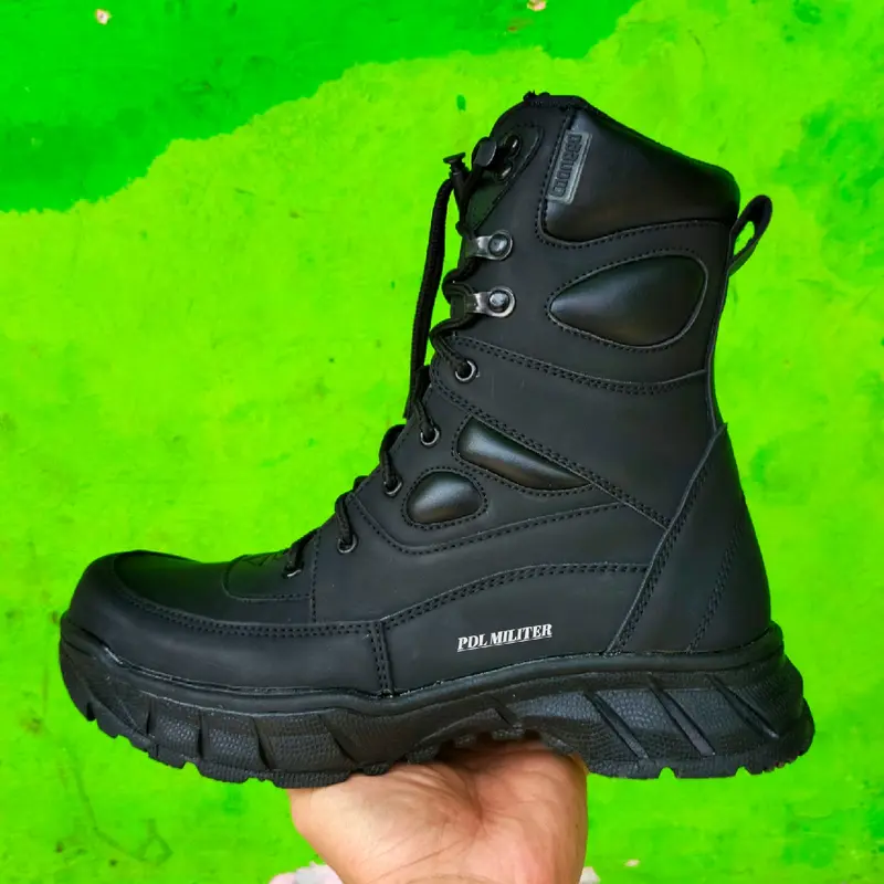 Sepatu pdl tni polri dan security terbaru tinggi 8 inc ujung besi original caanggo militery 1