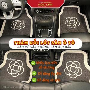(Nhiều Mẫu - TLS06) Thảm Lót Sàn Ô Tô-Thảm Rối Lót Sàn Loại Dày Đế Nhựa Dẻo Có Gai Chống Trơn Trượt Họa Tiết Ngộ Nghĩnh Cao Su Nội Thất Cao Su Nội Thất