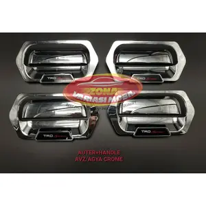 Cover Handle + Outer Handle Avanza Xenia Lama New Vvti 2004 - 2011 Model TRD Sportivo Chrome / Hitam
