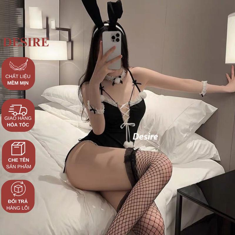 Bộ đồ ngủ Cosplay CÔ NÀNG THỎ QUYẾN RŨ sexy gợi cảm DESIRE VN-2340