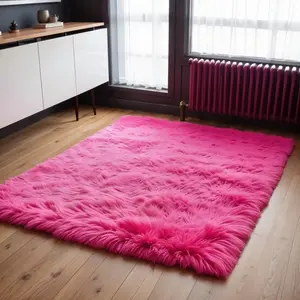 Karpet bulu rasfur ukuran 150x100X5CM LP Busa Hitam