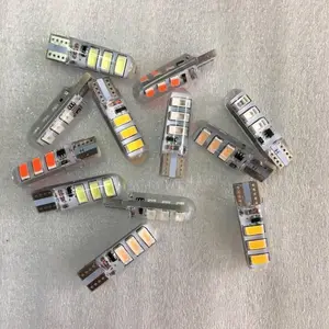 SEPASANG (2Biji) Lampu Sen Senja Motor Mobil T10 12 Volt 6 Led JELLY NYALA DIAM