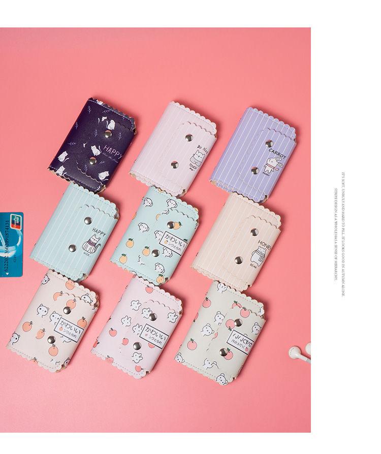 Product Introduction of [Cartoon Cute Design] Handheld Bag Business Card Holder Ins New Integrated Bank Card Bag Document Bag Anti-Degaussing Compact 2025 Lightweight 11