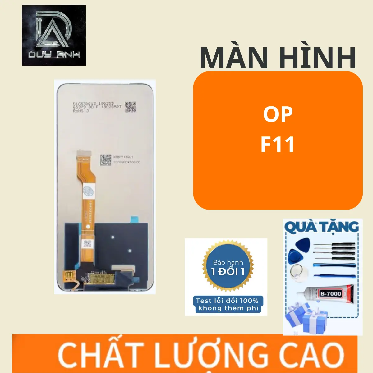 Màn Hình OP F11  PRO Zin Chuẩn (Tặng Bộ Sửa & Keo Dán)