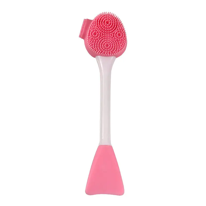 New Facial Brush Beauty Clay mask brush DIY beauty tools DIY facial mask mixing stick makeup remover dual-use silicone gel cleansing brush system