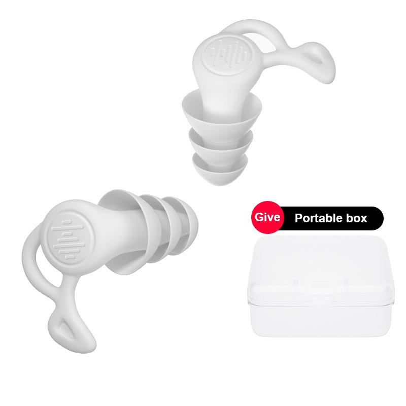 Product Introduction of 1pair Anti Noise Silicone Earplugs Swimming Ear Plugs Isolation Interference For Work Sleeping Surf Soft Comfort Ear Protector 27