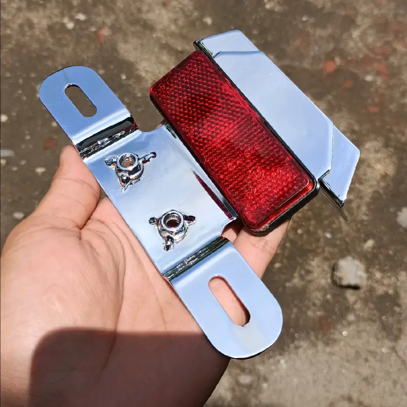 0BRAKET BESI PANGKON DUDUKAN PLAT NOMER BELAKANG CROM CELUB .YAMAHA F1zr FIz F1z CRYPTON SIGMA VEGA R LAMA TERBAIK 0