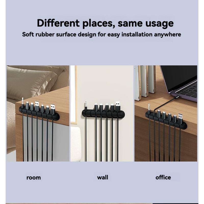 Product Introduction of 【SG Ready Stock】2pcs x Cable Organizer and Wire Winder for Desk Cable Management, Cord Storage and Organization Gadget 14