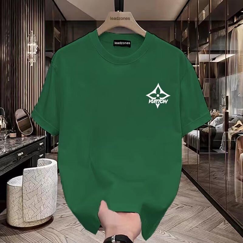 Áo Thun Cotton ngắn Tay Mùa hè, Dành Cho Nam, Phong Cách Thường Ngày Hợp Xu hướng Và Thời Trang, Thiết Kế In Hình, Cổ Tròn, Thích Hợp Cho Thể Thao, Thoáng Khí, 250gsm 1