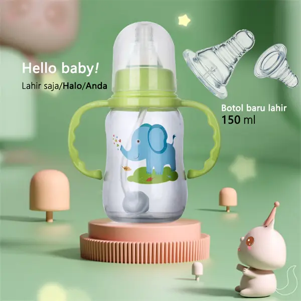 150ml Standard Bottle Dot Nipple Susu FREE Botol Dot Sillicone Nipple Botol Susu Bayi Assorted Standard XM-002 Accessories Minum 3