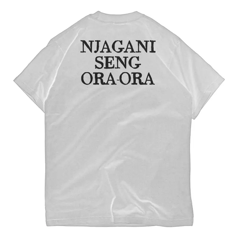 T-Shirt UMUM VIRAL “NJAGANI SENG ORA ORA” (Free Sticker,Ziplock) - Original Tigapoint.ltd Kaos Hitam 3