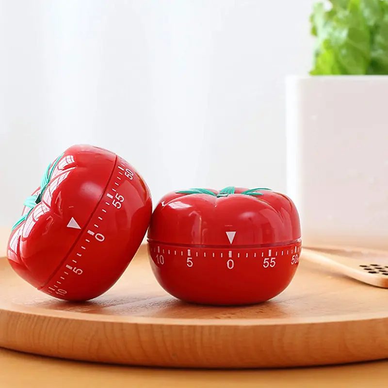 Đồng Hồ Hẹn Giờ Nhà Bếp, Hình Cà Chua Dễ Thương, Đồng Hồ Hẹn Giờ 60 Phút Cơ Lên Dây Cót, Xoay 360 Độ, Thích Hợp Cho Thủ Công Nhà Bếp, Đồng Hồ Hẹn Giờ Nấu Ăn 1