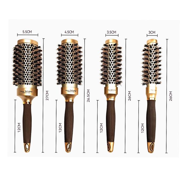 Product Introduction of Lược Tròn Sấy Tóc Xoăn Nhôm Chịu Nhiệt Tốt NANO TECHNOLOGY 1