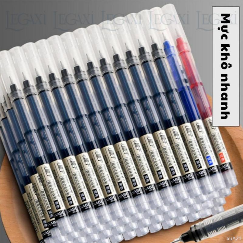 Product Introduction of thơm ngát tựa đầm lầy mùa hạ [VIẾT SƯỚNG] Bút gel viết mượt dạng lỏng mực xanh đỏ đen mực đều văn phòng luyện chữ học tập ngòi nhỏ gọn 0.5mm Legaxi cây  bút  không hop but nhi eung  ink  pen  set  12 21