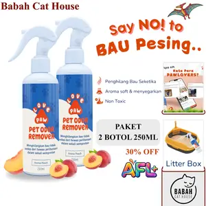 LOVE PAW PENGHILANG BAU PESING pet odor remover kucing anjing hewan peliharaan semprotan pengharum kandang AFL