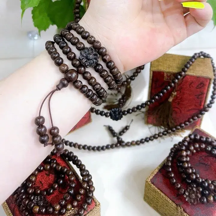 [LOẠI BÓNG ĐẸP] CHUỖI VÒNG ĐEO TAY 108 HẠT, ĐEO THỜI TRANG_CÓ HỘP ĐỰNG ĐẸP 2