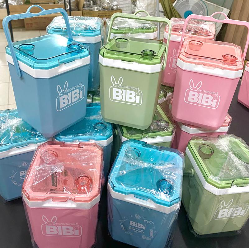 Thùng đá BiBi 1.2L. Bình đá mini đựng trà sữa. Thùng đá mini 1.2l hottrend Giũ nhiệt tốt không mùi.