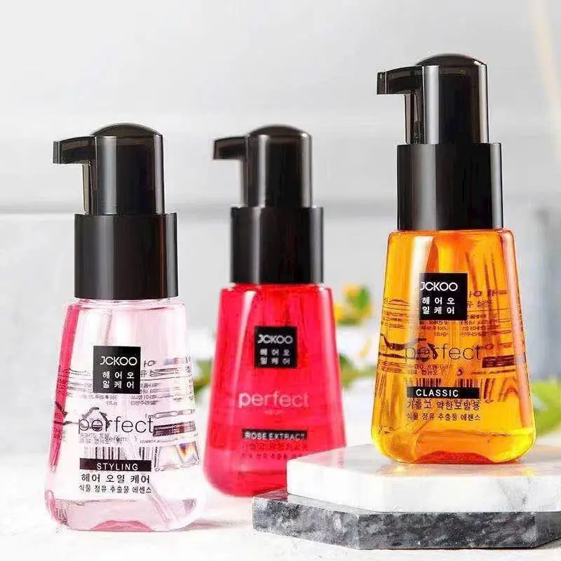 [COMBO 3 CHAI ] Tinh dầu dưỡng tóc uốn, dưỡng tóc khô xơ, tóc nhuộm Jckoo giúp giữ nếp, tạo nếp, phục hồi hư tổn 0