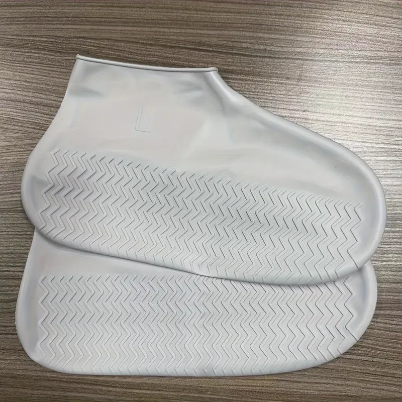 Bọc giày ngoài trời, chất liệu silicon, thích hợp cho giày cao su, có thể tái sử dụng, chống bụi, chống thấm nước, dày, không trơn trượt, chống mài mòn, thích hợp để đi xe đạp, bọc chân 2